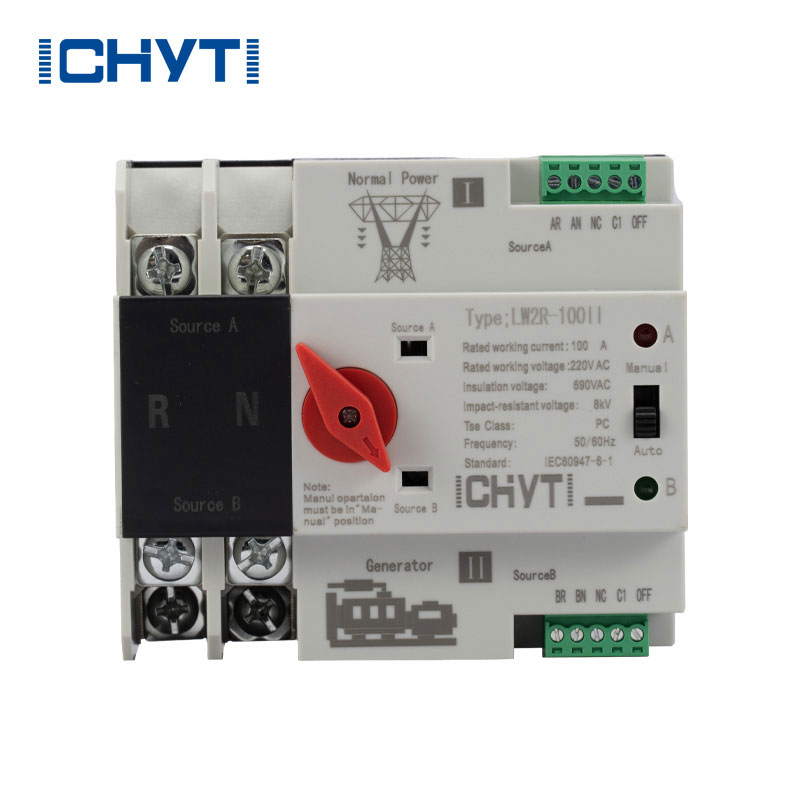 Single Phase Awtomatikong Changeover Switch